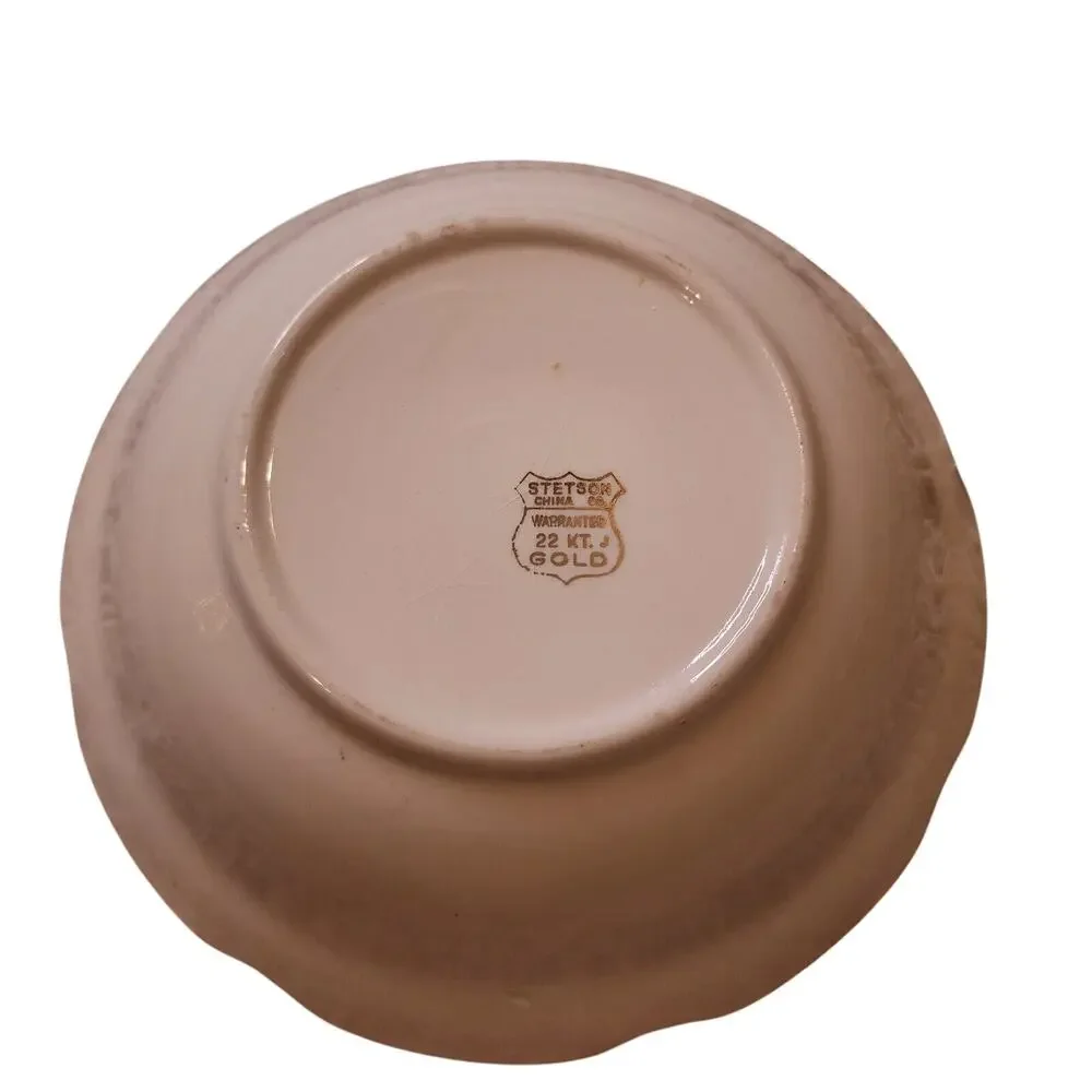 Stetson 22 KT Gold China Bowl 8.5